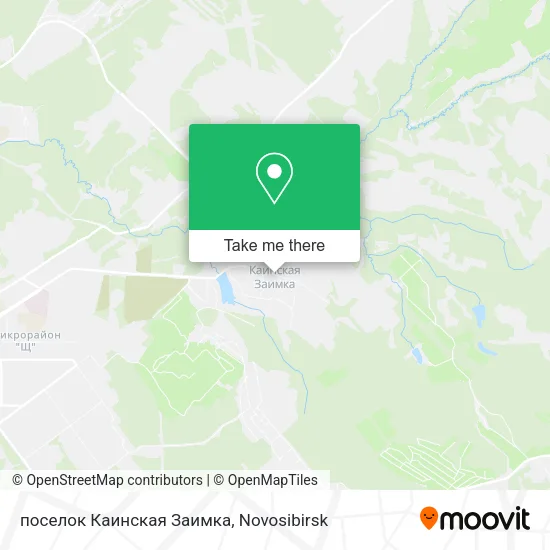 поселок Каинская Заимка map