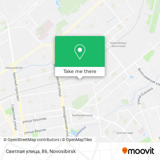 Светлая улица, 86 map