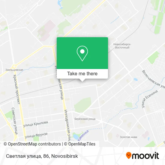 Светлая улица, 86 map