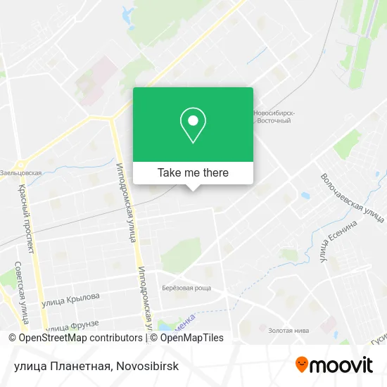 улица Планетная map