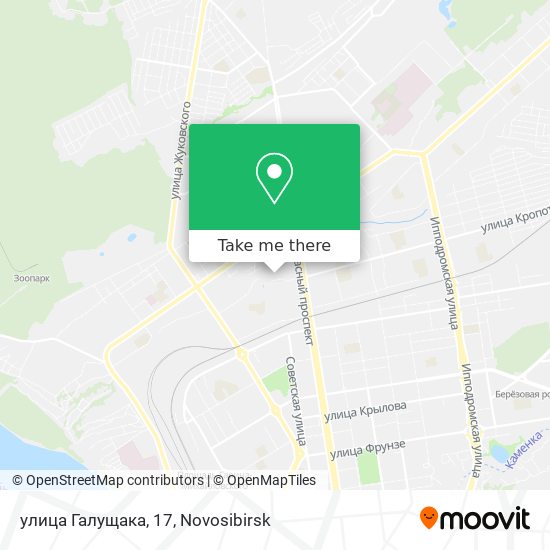улица Галущака, 17 map
