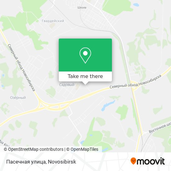 Пасечная улица map