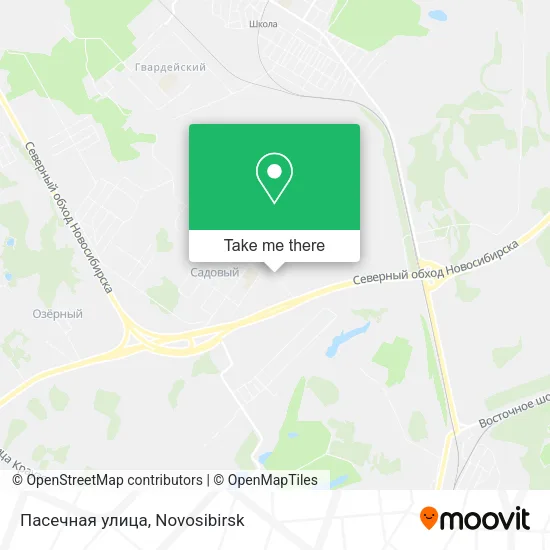Пасечная улица map