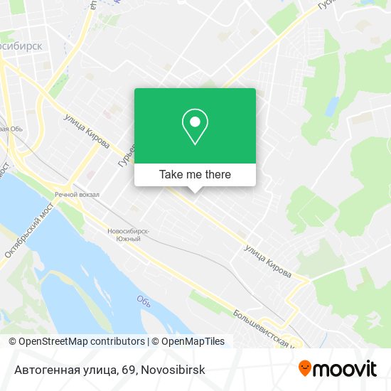 Автогенная улица, 69 map