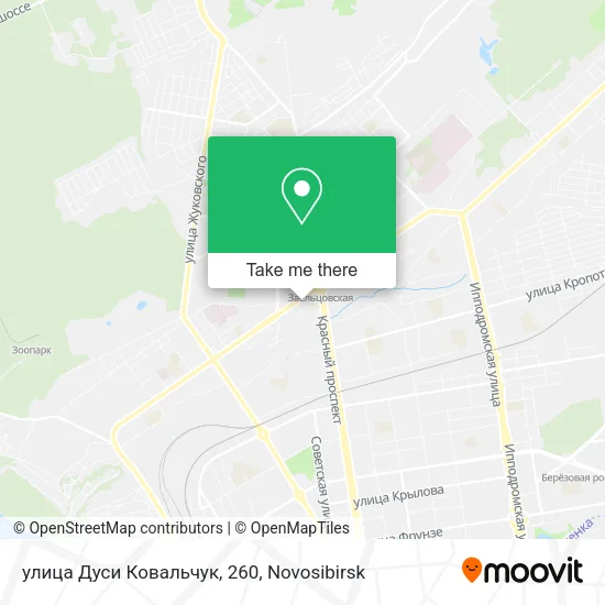 улица Дуси Ковальчук, 260 map