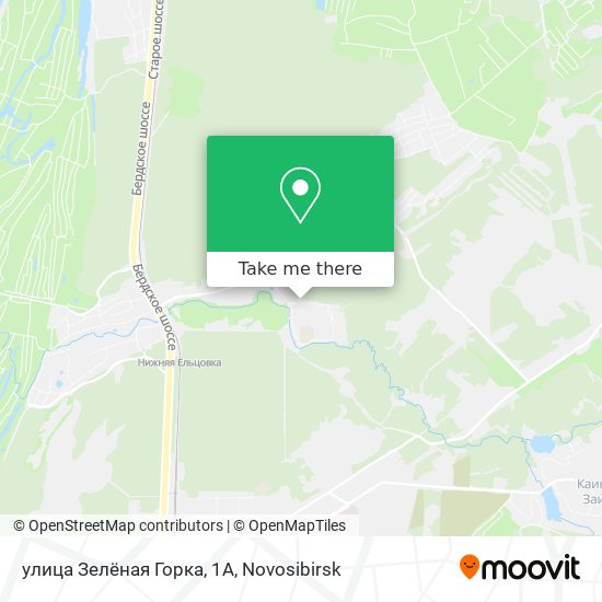 улица Зелёная Горка, 1А map