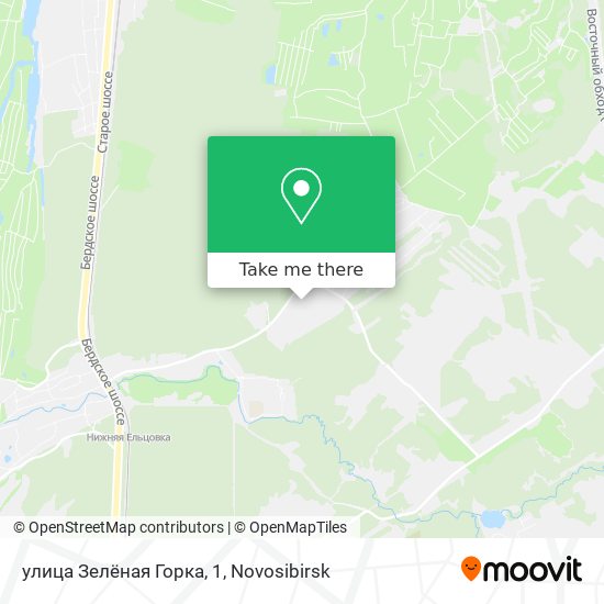 улица Зелёная Горка, 1 map