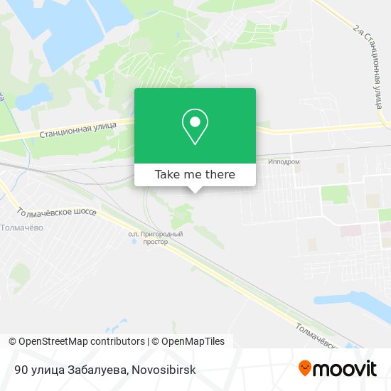 90 улица Забалуева map