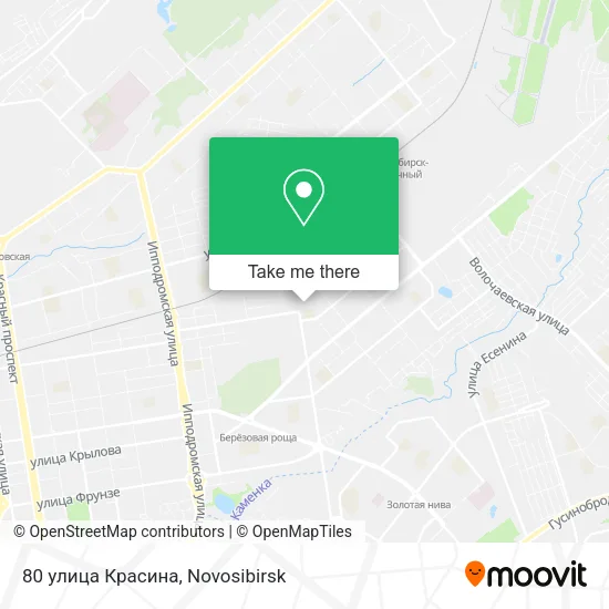 80 улица Красина map