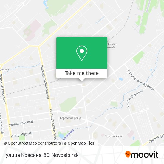 улица Красина, 80 map