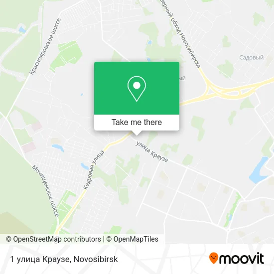 1 улица Краузе map