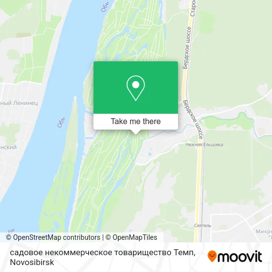 садовое некоммерческое товарищество Темп map
