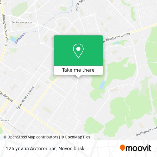 126 улица Автогенная map