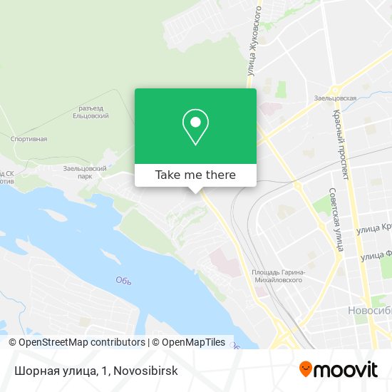 Шорная улица, 1 map