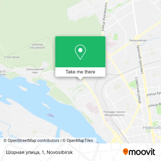 Шорная улица, 1 map