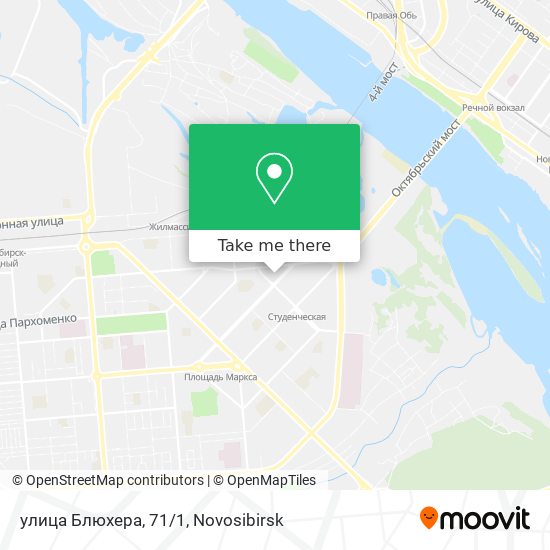 улица Блюхера, 71/1 map