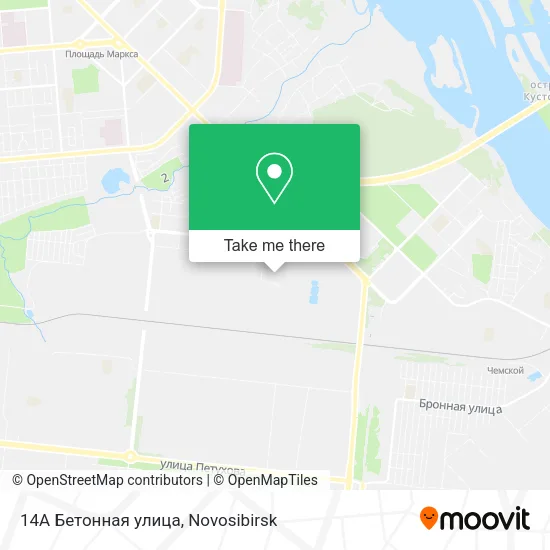 14А Бетонная улица map