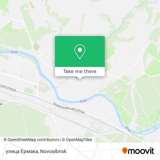 улица Ермака map