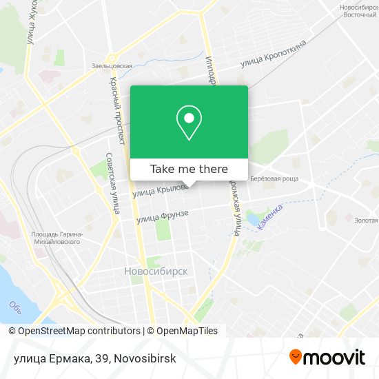 улица Ермака, 39 map