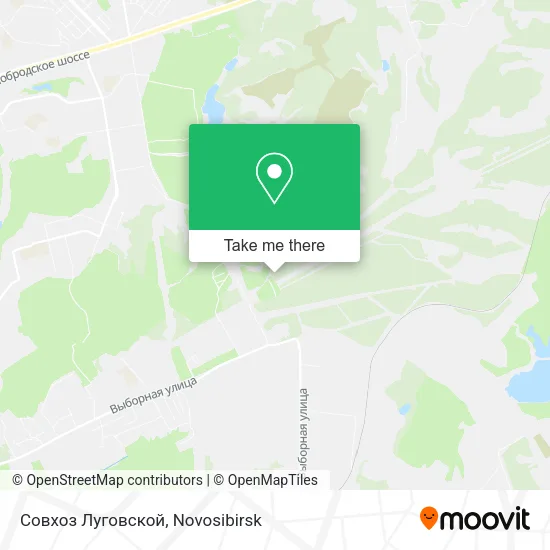 Совхоз Луговской map