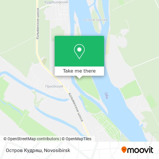 Остров Кудряш map