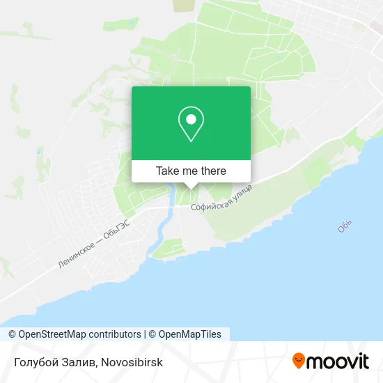 Голубой Залив map