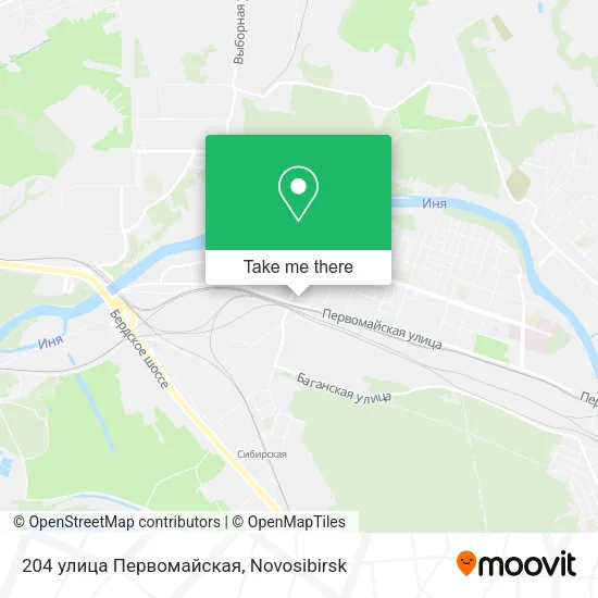 204 улица Первомайская map