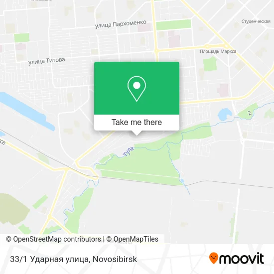 33/1 Ударная улица map