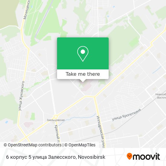 6 корпус 5 улица Залесского map