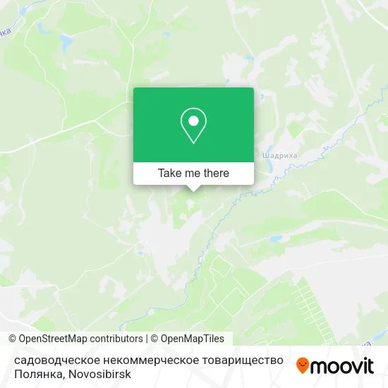 садоводческое некоммерческое товарищество Полянка map