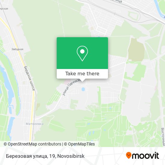 Березовая улица, 19 map