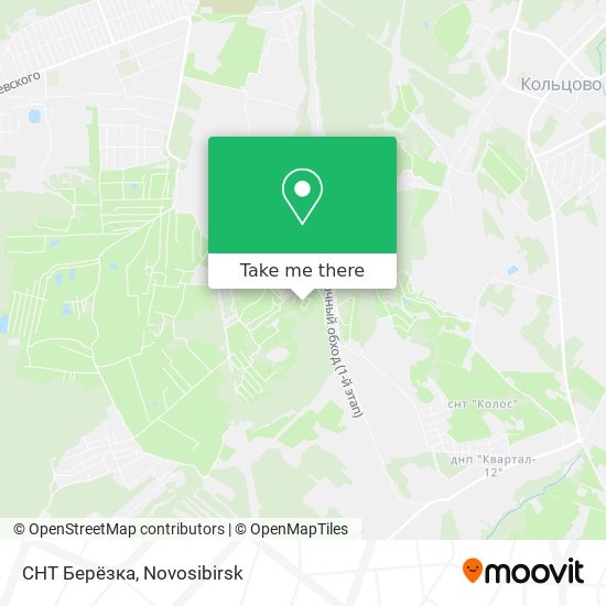 СНТ Берёзка map