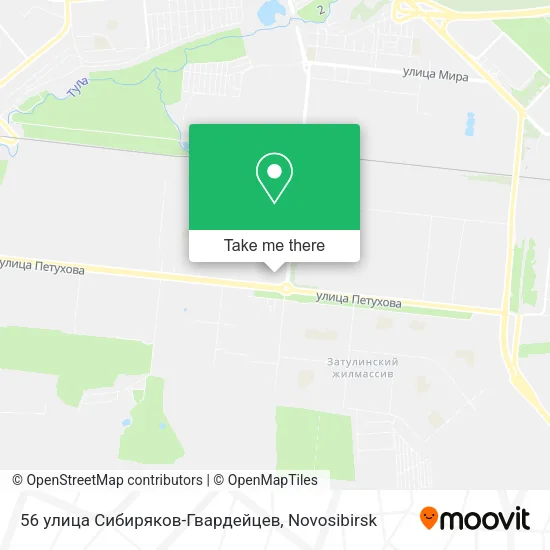 56 улица Сибиряков-Гвардейцев map