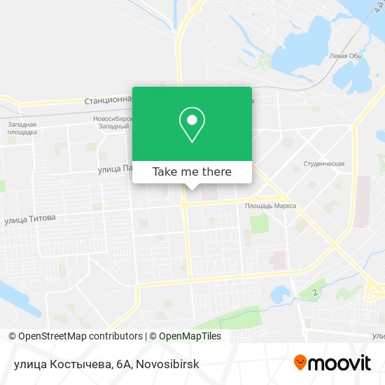 улица Костычева, 6А map
