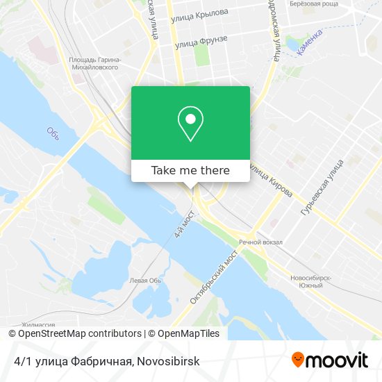 4/1 улица Фабричная map
