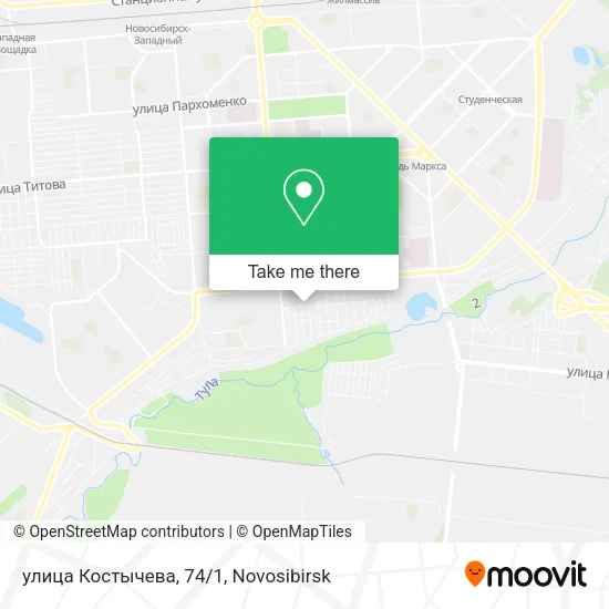 улица Костычева, 74/1 map