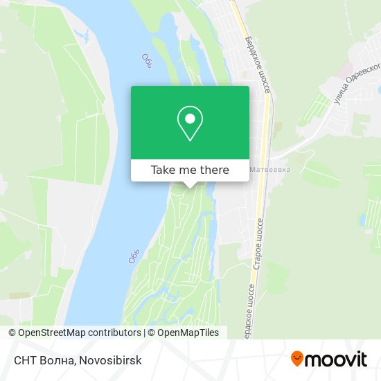 СНТ Волна map