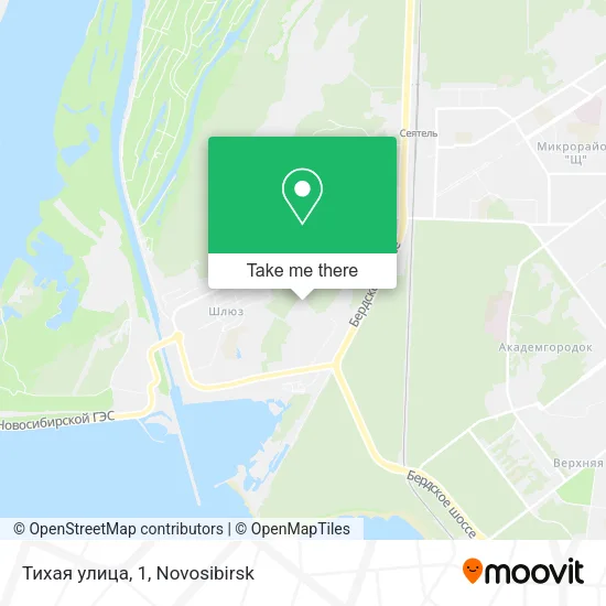 Тихая улица, 1 map