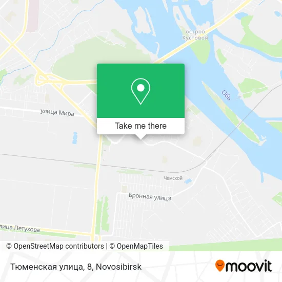 Тюменская улица, 8 map