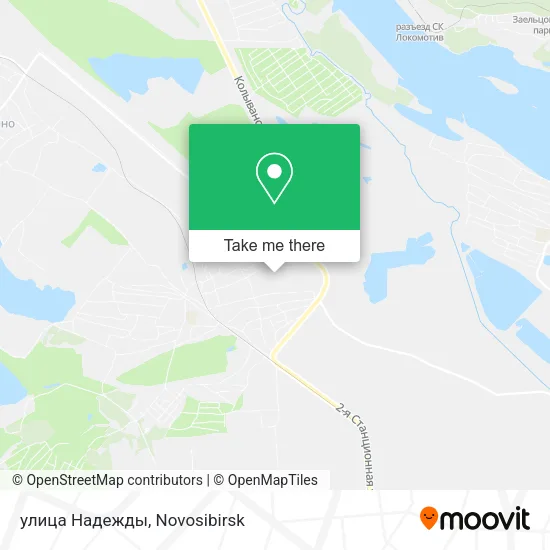 улица Надежды map