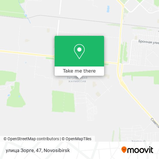 улица Зорге, 47 map