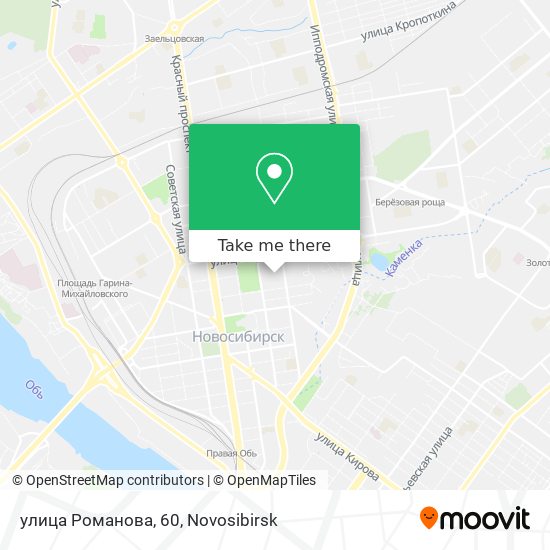 улица Романова, 60 map