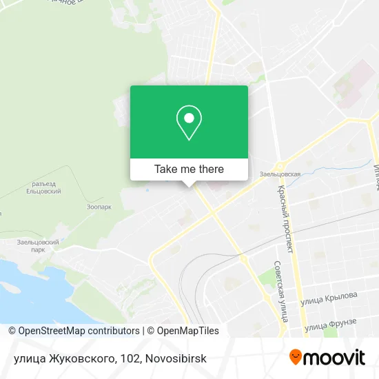 улица Жуковского, 102 map
