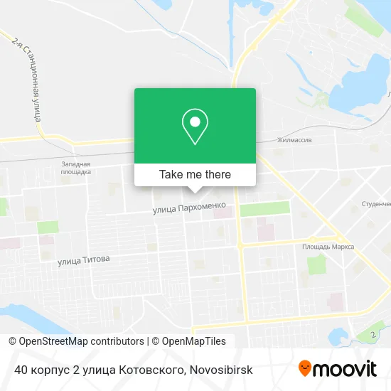40 корпус 2 улица Котовского map