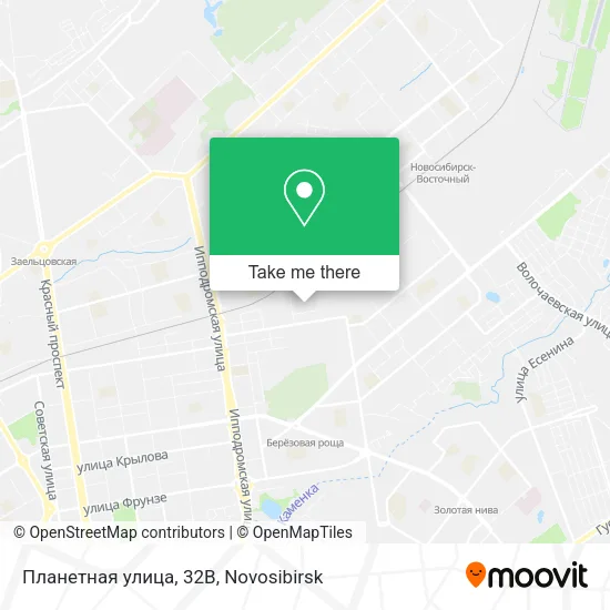 Планетная улица, 32В map
