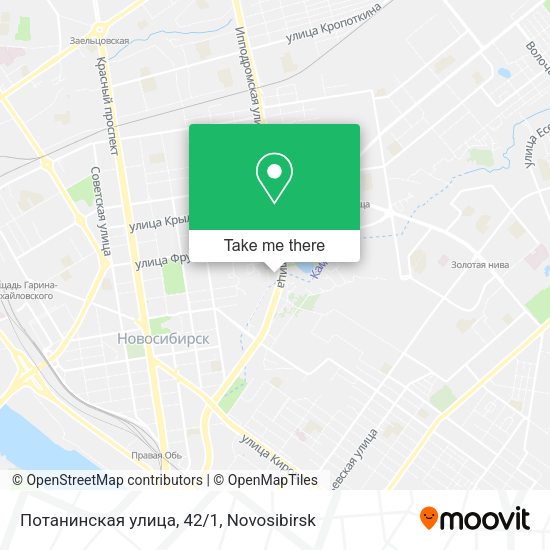 Потанинская улица, 42/1 map