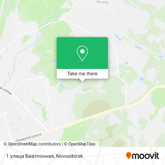 1 улица Биатлонная map