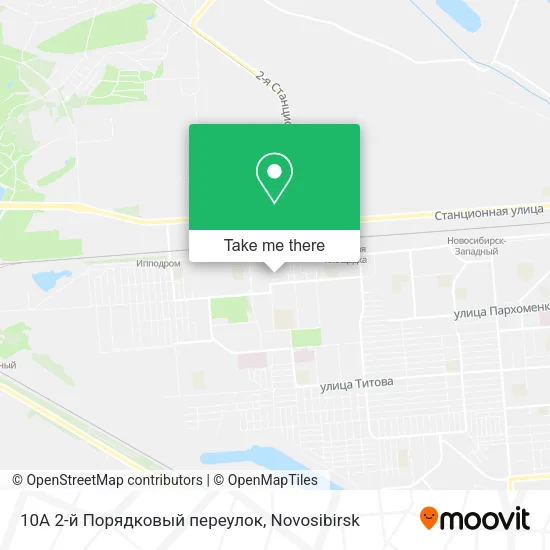 10А 2-й Порядковый переулок map