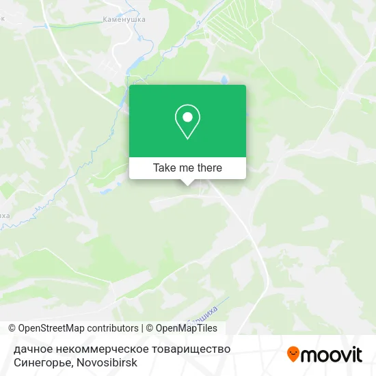 дачное некоммерческое товарищество Синегорье map