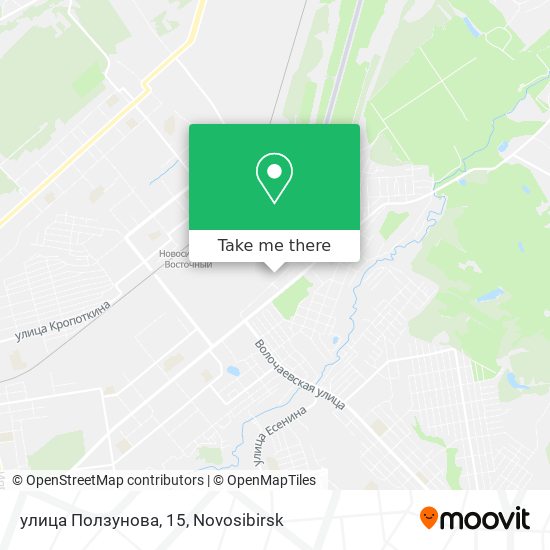 улица Ползунова, 15 map